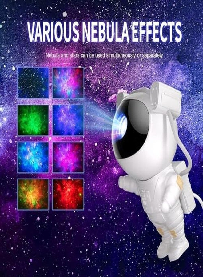 Desidiya Plastic Astronaut Galaxy LED Projector Multicolor Night Light for Bedroom, Room Decor, Christmas Decorations - Image 4